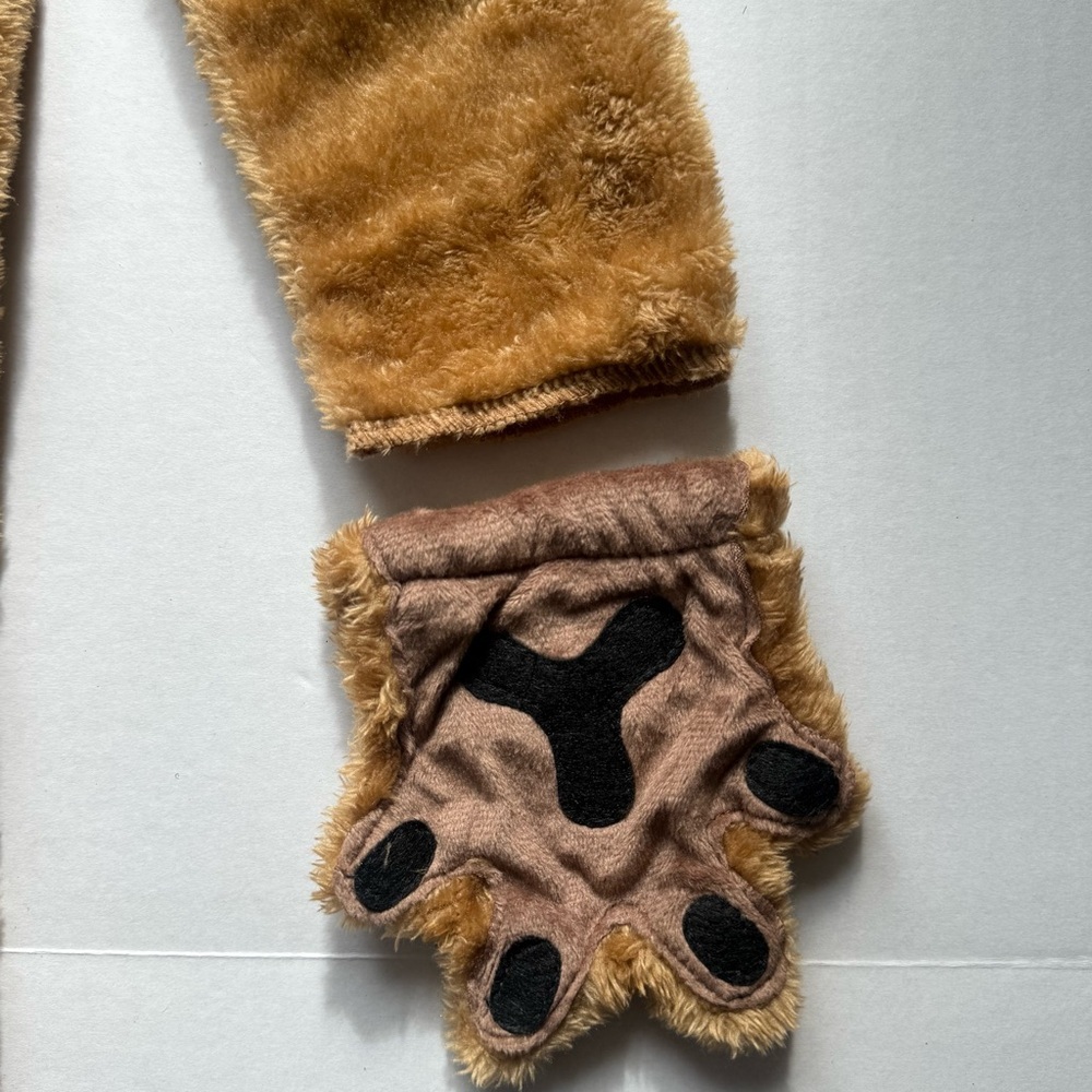 Cowardly Lion Wizard of Oz Boy Halloween Costume Realistic Mane Small 6-7 - Picture 12 of 16